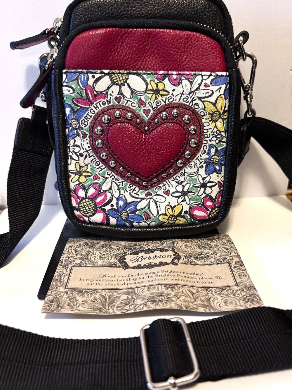 Brighton Scribble Garden Mini Crossbody